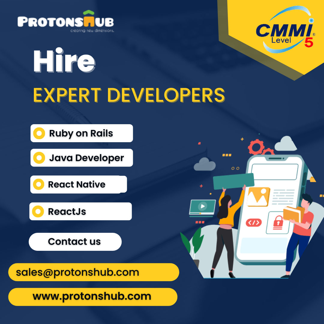 Hire Remote Developers & Programmers  - Protonshub Technologies